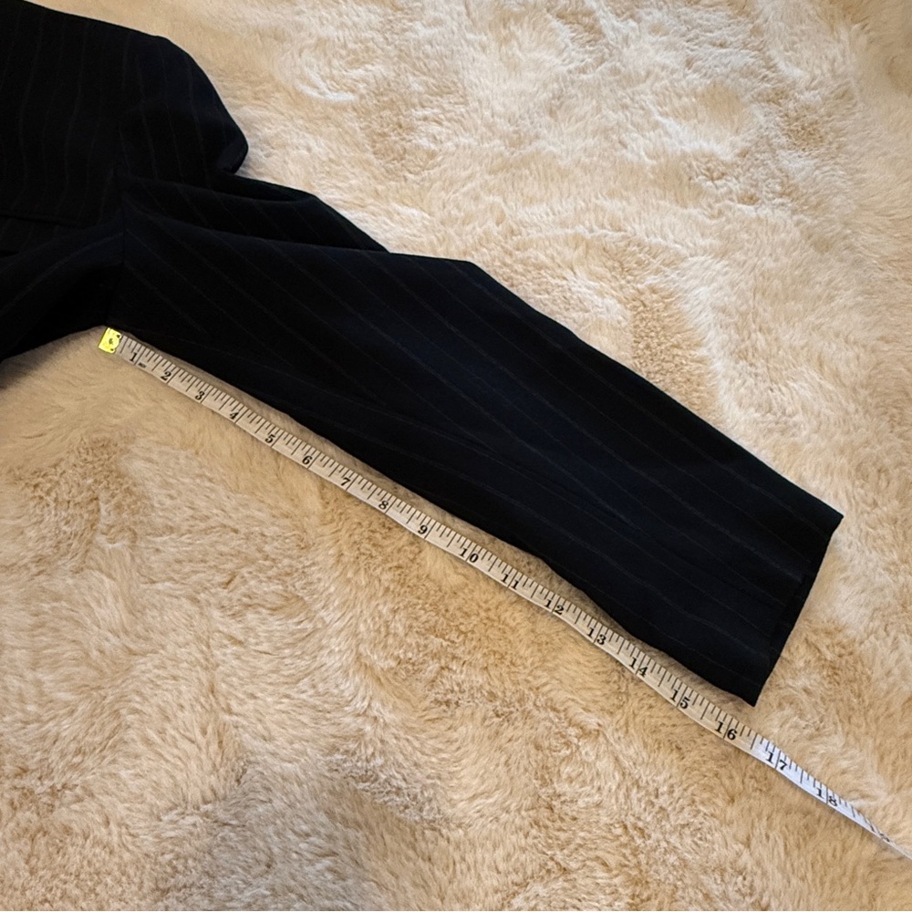 Jil Sander Black Pinstripe Single-Button Jacket - Picture 13 of 13